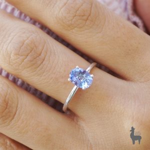 Anillo Purple Soul en Plata 950 con Tanzanita