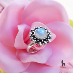 Anillo en Plata 950 con Piedra Luna