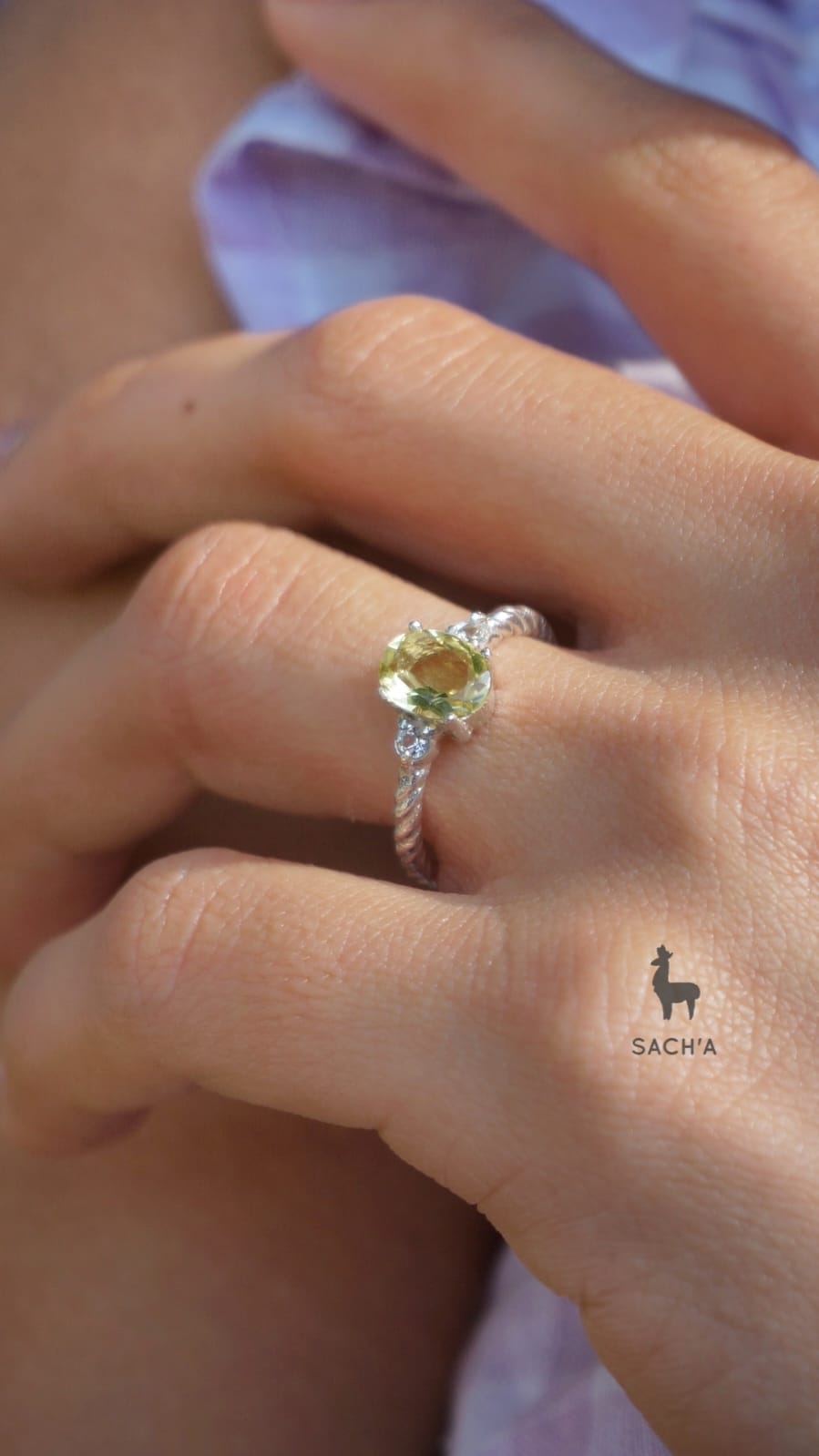 Anillo Yellow Topaz - Imagen 2